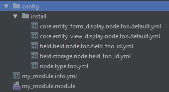 drupal typ obsahu file structure