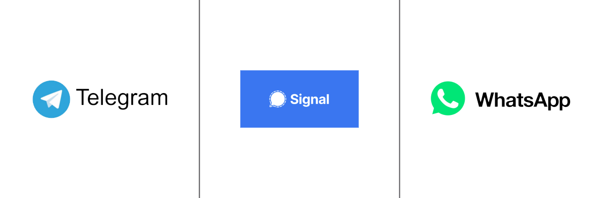 komunikacne platformy loga